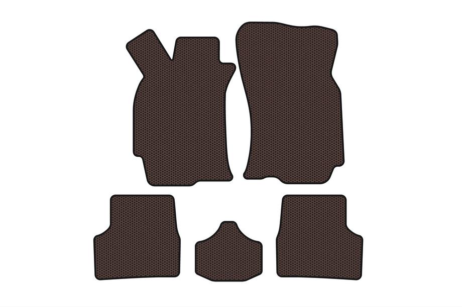 Fiat Albea 2002-2012 Gummimatten Carsuit (SD, Braun) Image