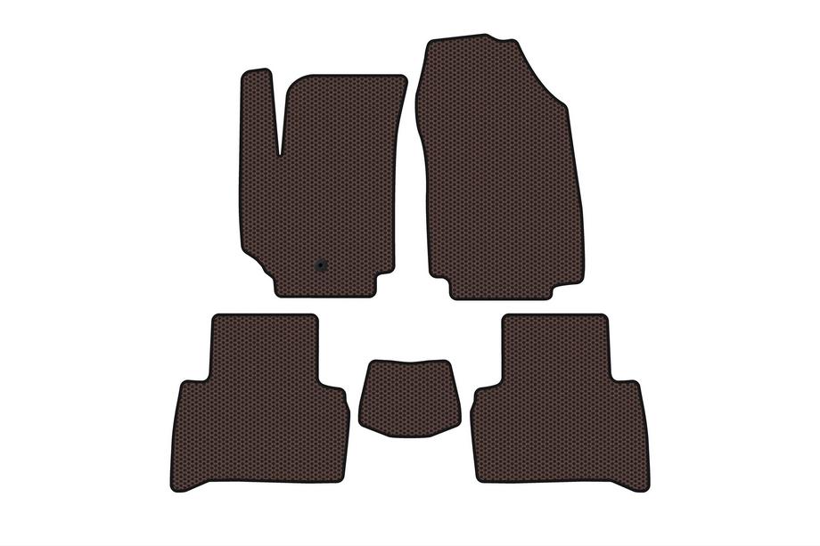 Fiat Croma 2005-2010 Gummimatten Carsuit (2007-2010, SW, braun) Foto 1