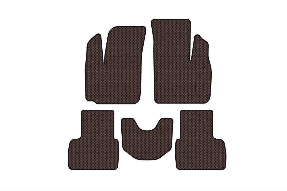 Fiat Doblo I 2001-2005 Gummimatten Carsuit (Braun) Image