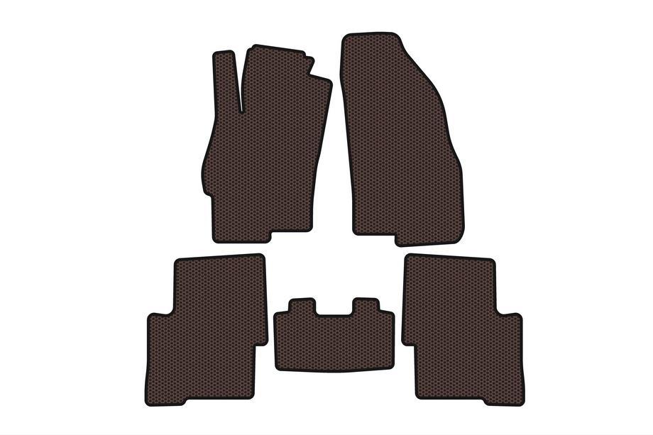 Fiat Linea 2006-2018 Gummimatten Carsuit (SD, Braun) Image