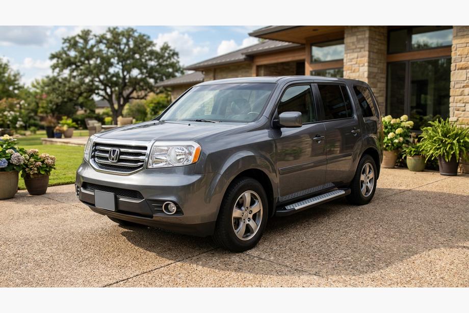 Honda Pilot 2008-2015 Trittbretter Allmond Grey (2 Stk., Alu) Image