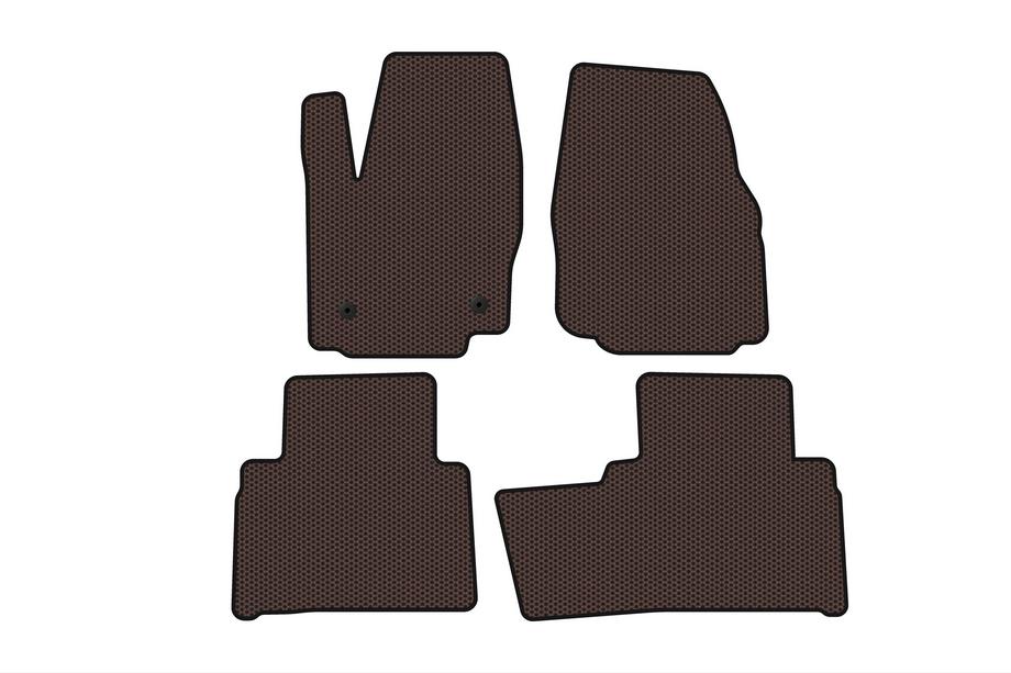 Ford Galaxy 2007-2015 Gummimatten Carsuit (2 Reihen, braun) Foto 1