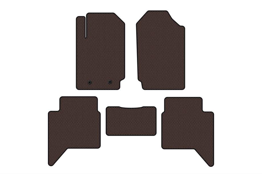 Ford Ranger 2011–2022 Gummimatten Carsuit (Braun) Foto 1