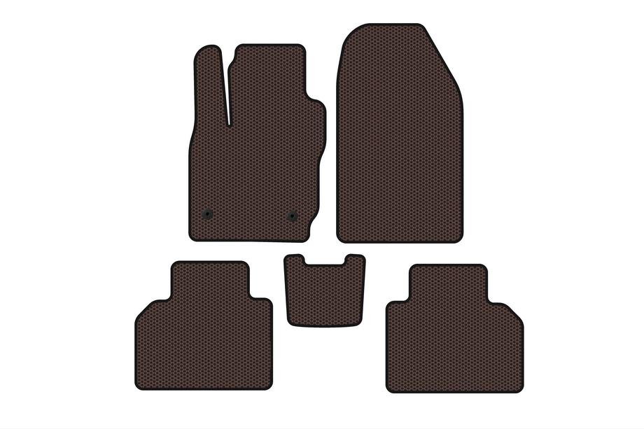Ford Courier 2014-2023 Gummimatten Carsuit (Braun) Foto 1