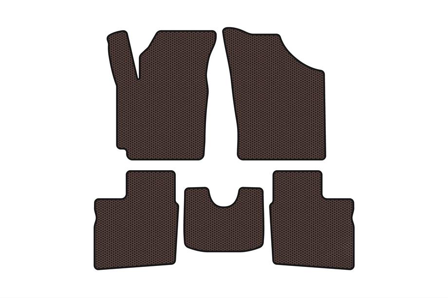 Geely CK-1 2005-2008 Gummimatten Carsuit (2005-2009, SD, braun) Image