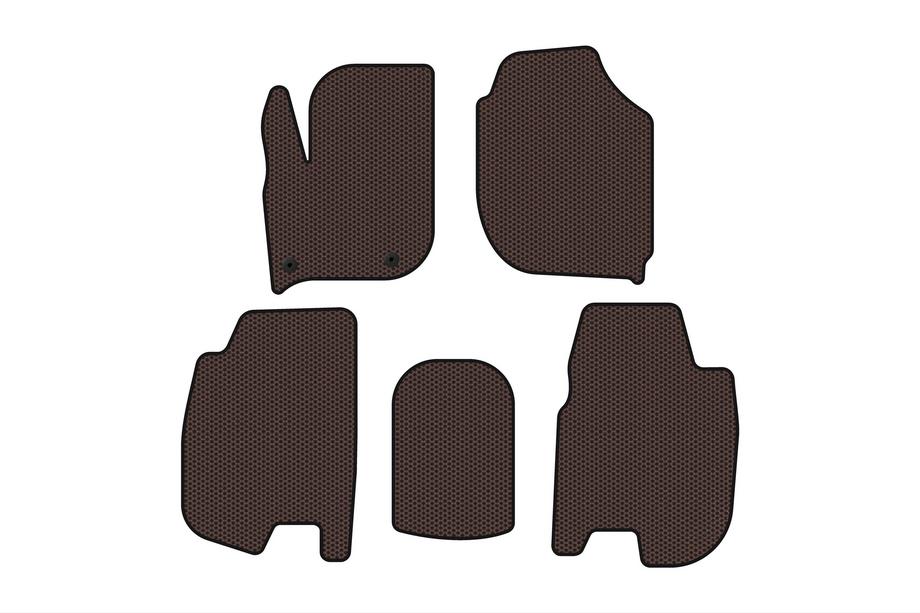 Honda FIT/Jazz 2014–2020 Gummimatten Carsuit (HB, braun) Image