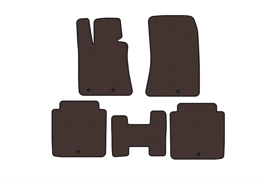 Hyundai Equus 2009-2016 Gummimatten Carsuit (Braun) Image