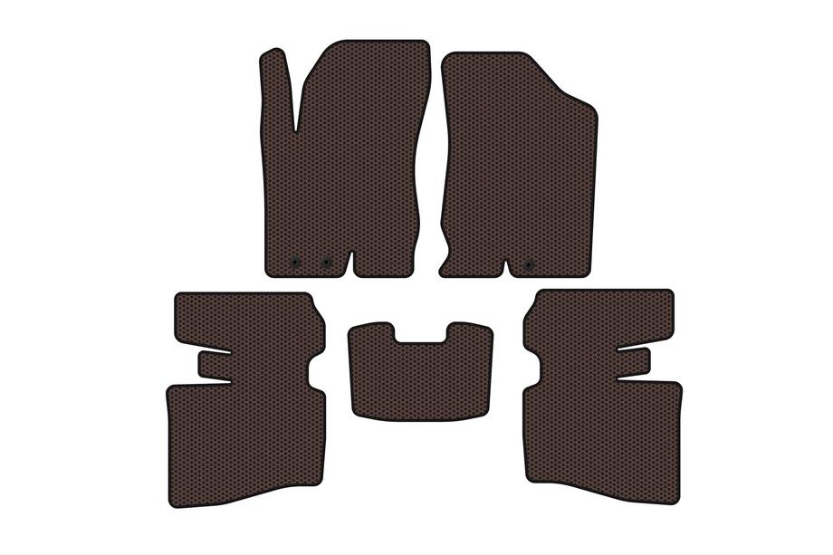 Hyundai I-30 2007-2011 Gummimatten Carsuit (SW, braun) Image