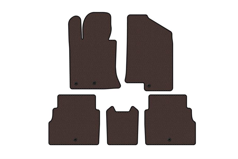 Hyundai Sonata YF 2010-2014 Gummimatten Carsuit V2 (braun) Image