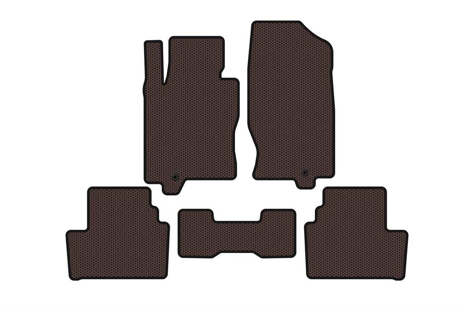 Infiniti G25/G35/37 (V36/CV36) 2006-2015 Gummimatten Carsuit (G35 S, Coupe, braun) Foto 1
