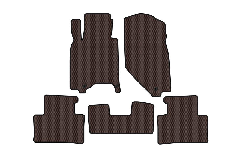 Infiniti G25/G35/37 (V36/CV36) 2006-2015 Gummimatten Carsuit (G37 X, SD, braun) Image