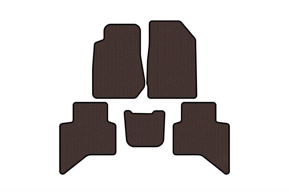 Isuzu D-Max 2019- Gummimatten Carsuit (Braun) Image