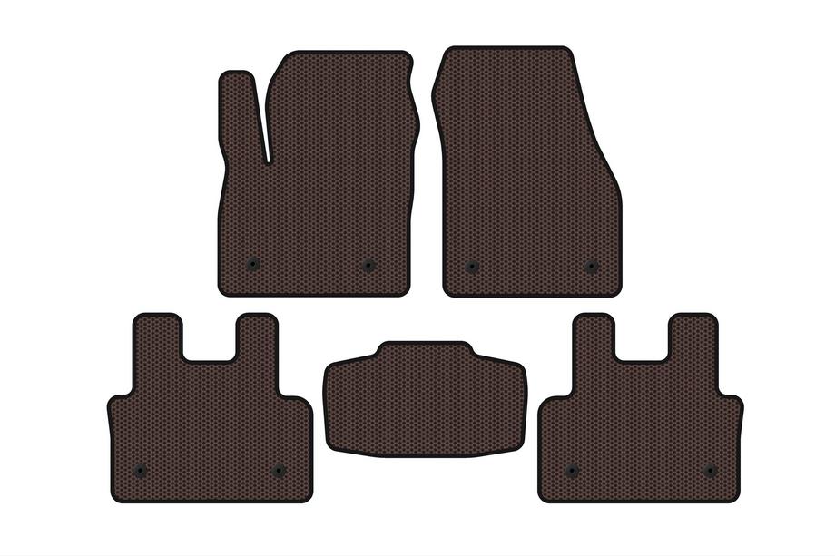 Jaguar E-Pace 2017-2024 Gummimatten Carsuit (Braun) Image