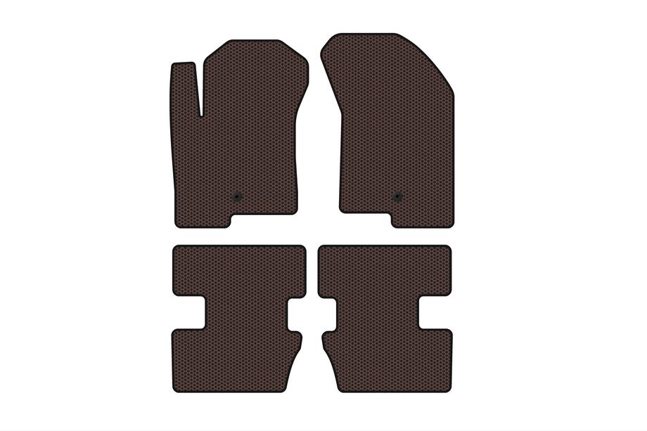 Jeep Compass 2006-2016 Gummimatten Carsuit (2006-2011, Braun) Foto 1