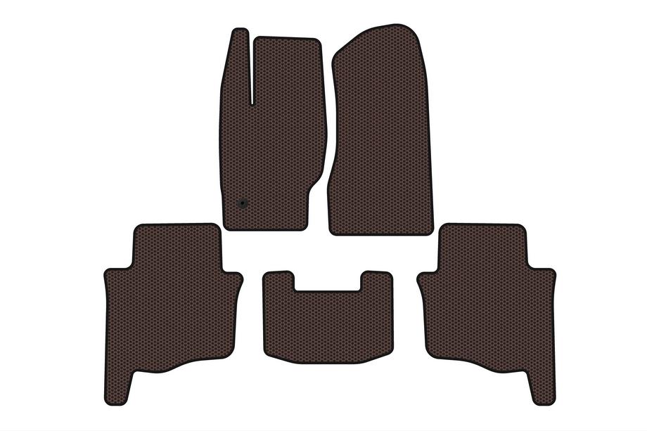 Jeep Grand Cherokee WK 2004-2010 Gummimatten Carsuit (Braun) Foto 1