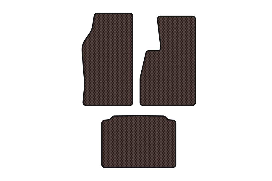 Jeep Grand Cherokee WK 2004-2010 Gummimatten Carsuit (Rechtslenker, Braun) Image