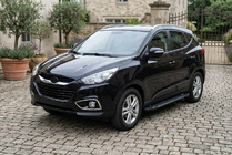 Hyundai IX-35 2010-2015 Seitenschweller RedLine Black (2 Stk., Aluminium) Foto 1