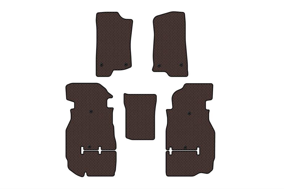 Jeep Wrangler 2018- Gummimatten Carsuit (Rubicon Unlimited/5-türig, braun) Image