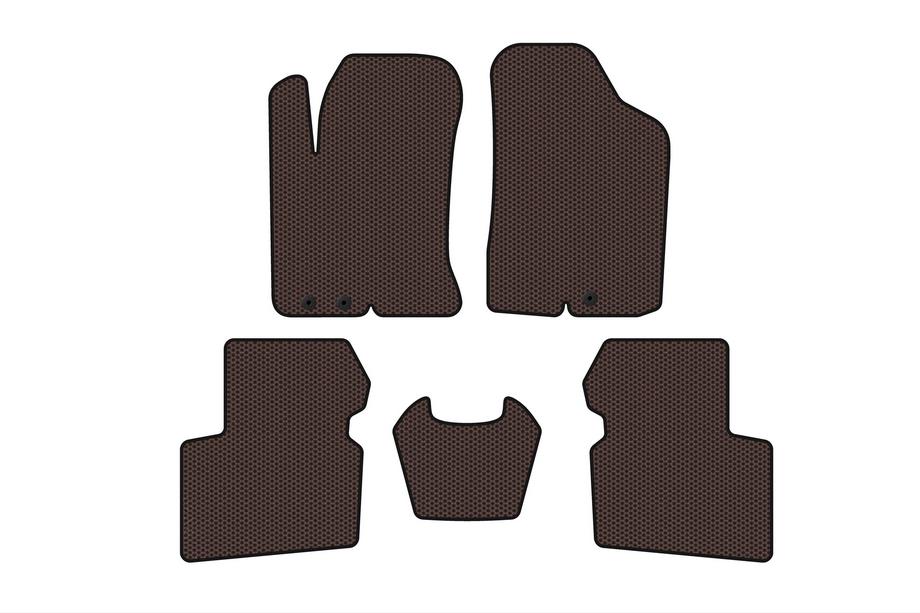 Kia Cerato 2 2010-2013 Gummimatten Carsuit (SD, Braun) Foto 1