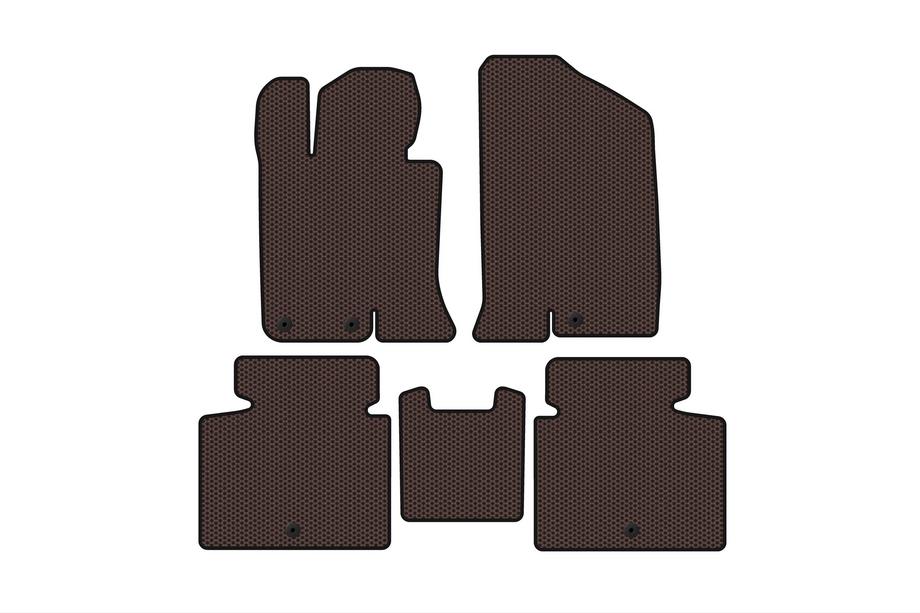 Kia Optima 2010-2016 Gummimatten Carsuit V-2 (SD, braun) Foto 1