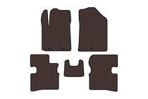 Kia Picanto 2004-2011 Gummimatten Carsuit (2009-2011, HB, braun) Foto 1