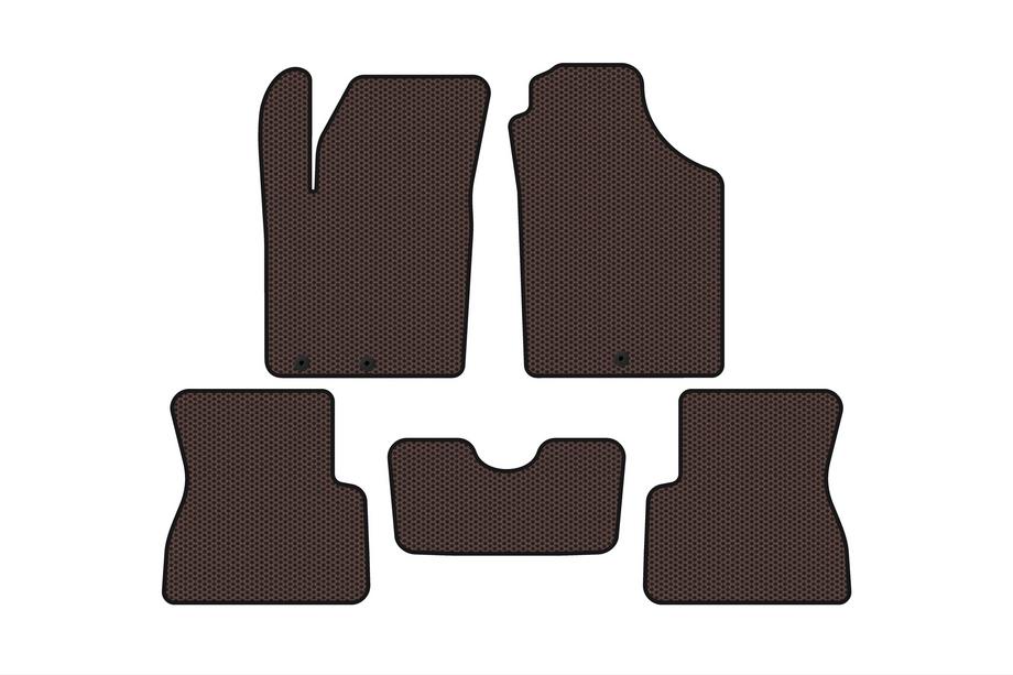 Kia Picanto 2011-2016 Gummimatten Carsuit (Braun) Image