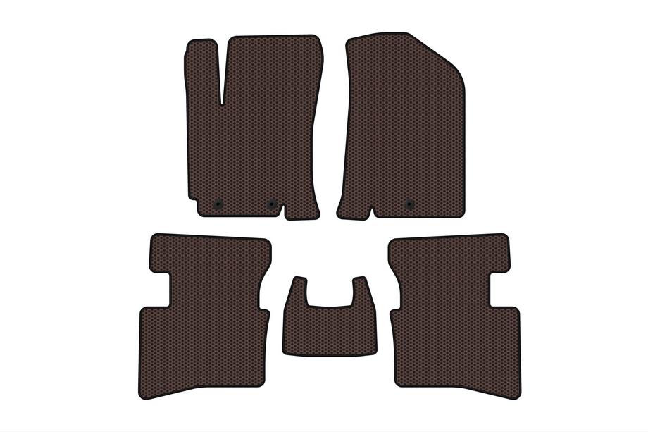 Kia Rio 2012-2017 Gummimatten Carsuit V2 (Braun) Image