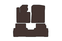Kia Sorento III UM 2014-2020 Gummimatten Carsuit (7-Sitzer, braun) Foto 1