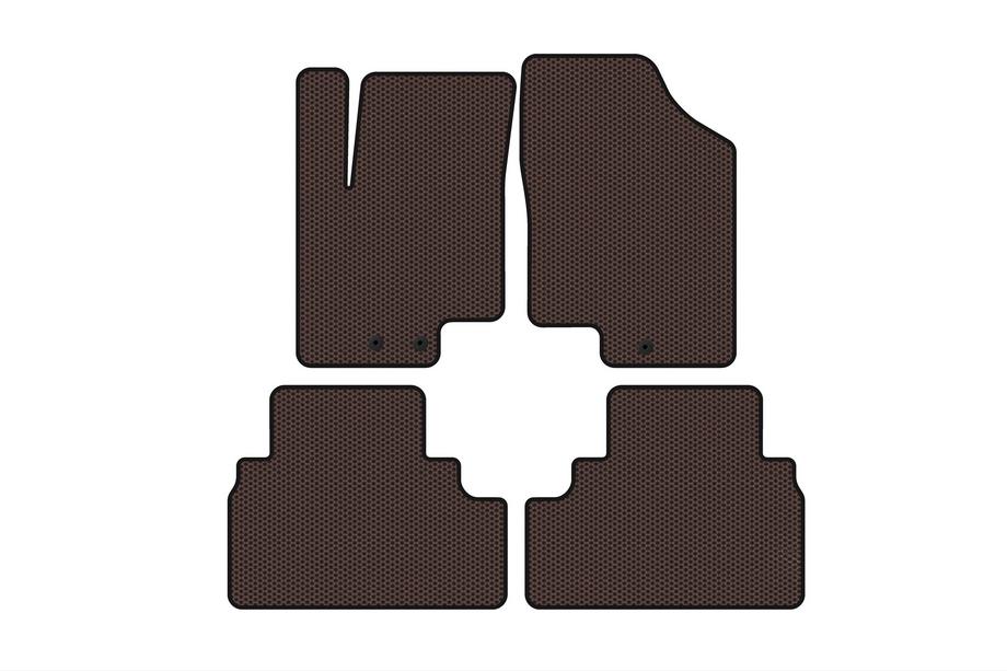 Kia Venga 2010-2019 Gummimatten Carsuit (Braun) Image