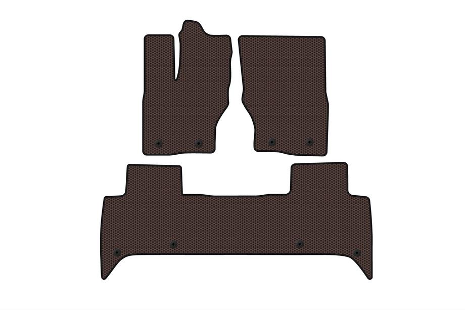 Land Rover Discovery V 2017- Gummimatten Carsuit (5-Sitzer, braun) Image