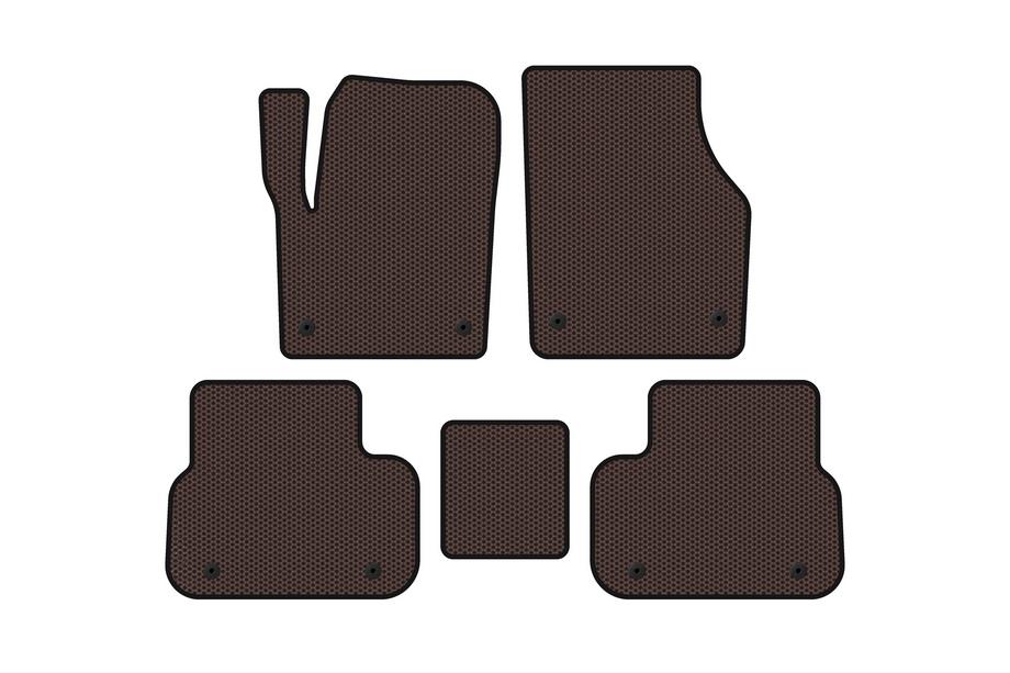 Land Rover Discovery Sport 2014- Gummimatten Carsuit (2014-2019, 2 Reihen, braun) Image