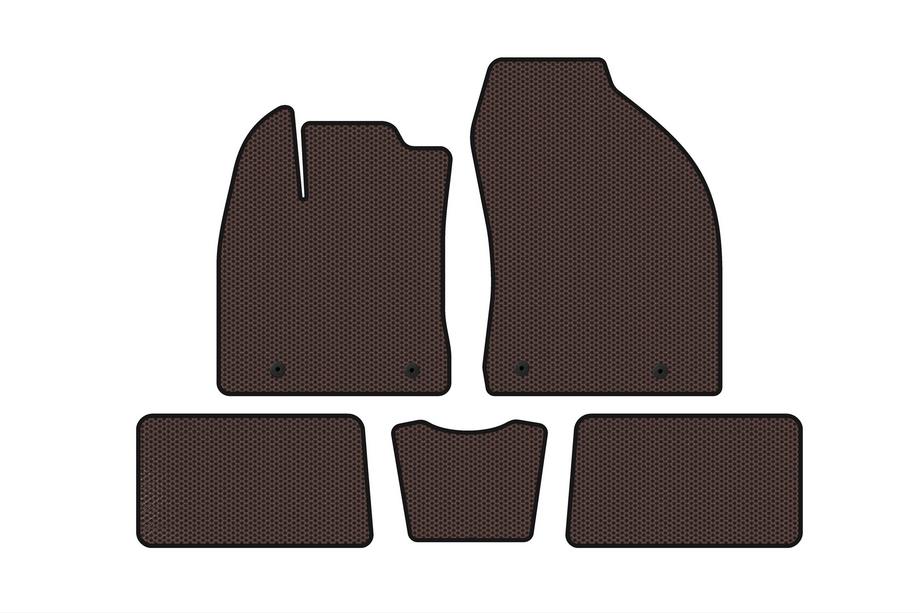Lexus CT200H 2011-2022 Gummimatten Carsuit (HB, Hybrid, braun) Image