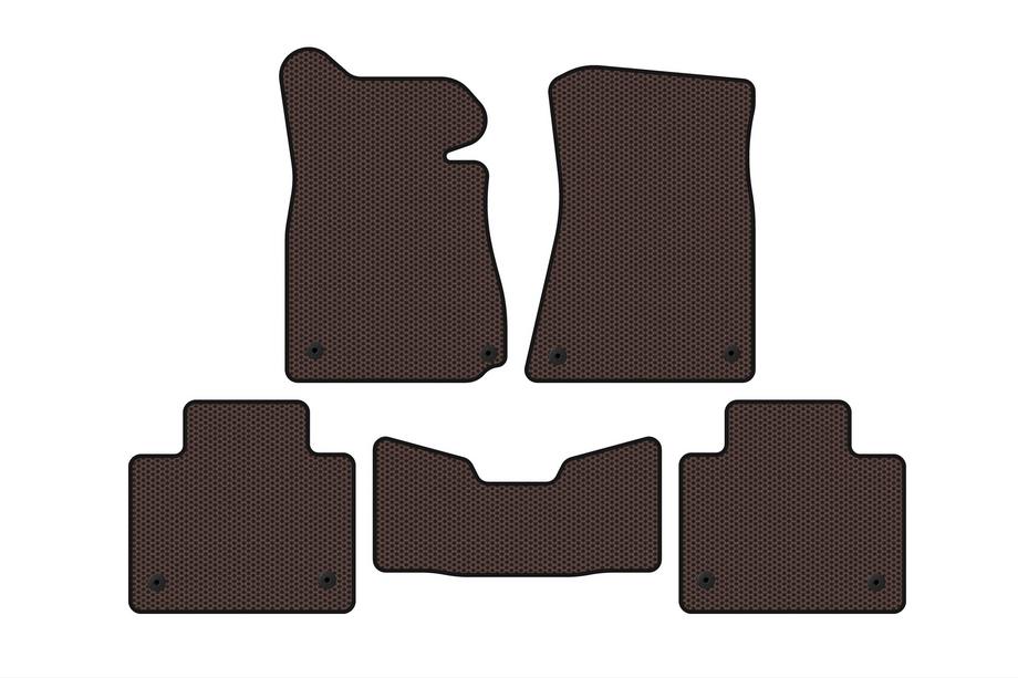 Lexus GS 2011-2020 Gummimatten Carsuit (2011-2015, SD, ohne Allrad, braun) Foto 1