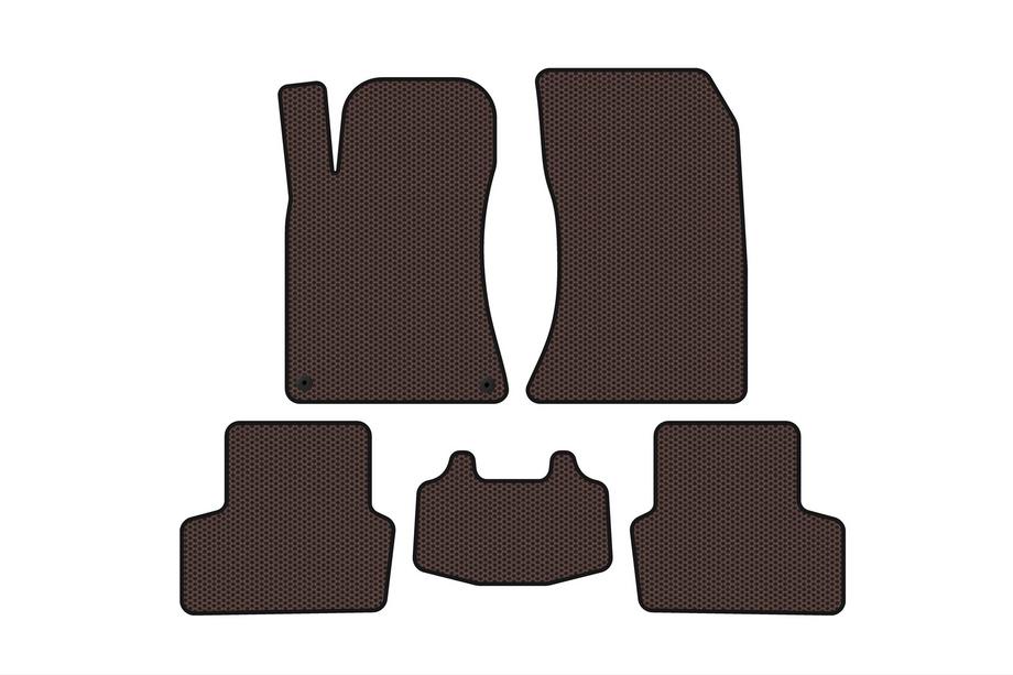 Mercedes CLA C117 2013-2019 Gummimatten Carsuit (SD, Braun) Image