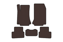 Smart 1998-2007 Gummimatten Carsuit (2003-2007, Coupe, braun) Foto 1