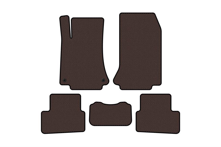 Smart 1998-2007 Gummimatten Carsuit (2003-2007, Coupe, braun) Image