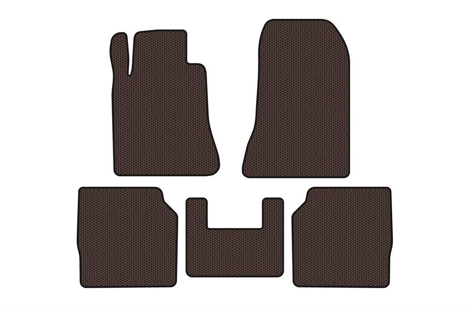 Mercedes S-class W140 1991-1998 Gummimatten Carsuit (SD, Langversion, braun) Image