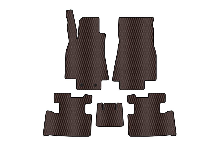 Mercedes A-class W169 2004-2012 Gummimatten Carsuit (2004-2008, HB, 5-türig, braun) Foto 1