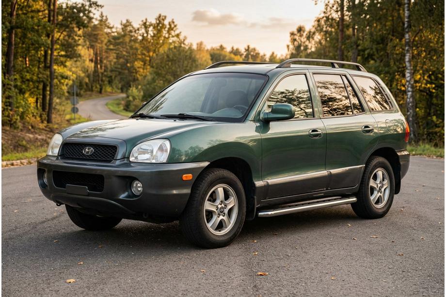 Hyundai Santa Fe 1 2000-2006 Trittbretter Maydos V1 (2 Stk., Aluminium & Edelstahl) Image