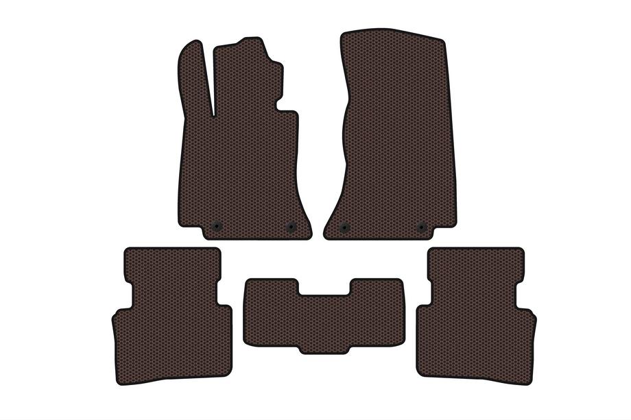 Mercedes C-class W206 2022- Gummimatten Carsuit (SD, Braun) Image