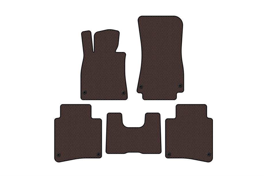 Mercedes S-class W222 2013-2022 Gummimatten Carsuit (2017-2020, SD, Langversion, braun) Foto 1