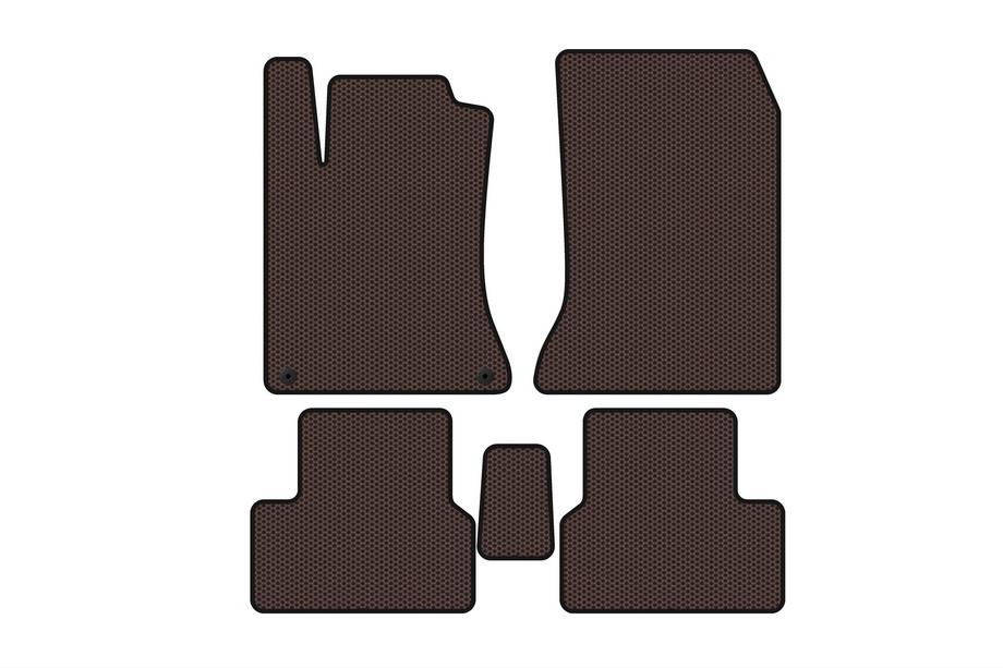Mercedes B-class W246 2011-2018 Gummimatten Carsuit (2011-2014, Braun) Image