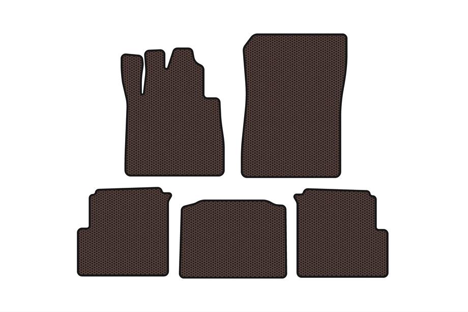 Mercedes G class W463 1990-2018 Gummimatten Carsuit (2012-2015, 5-türig, braun) Image