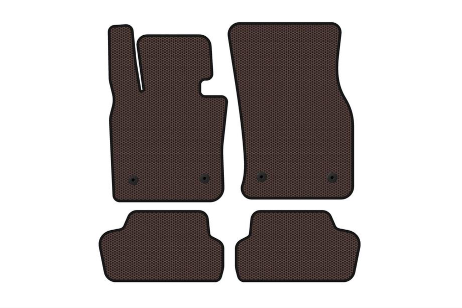 Mini Cooper F55/56/57 2014-2023 Gummimatten Carsuit (für F56, braun) Image