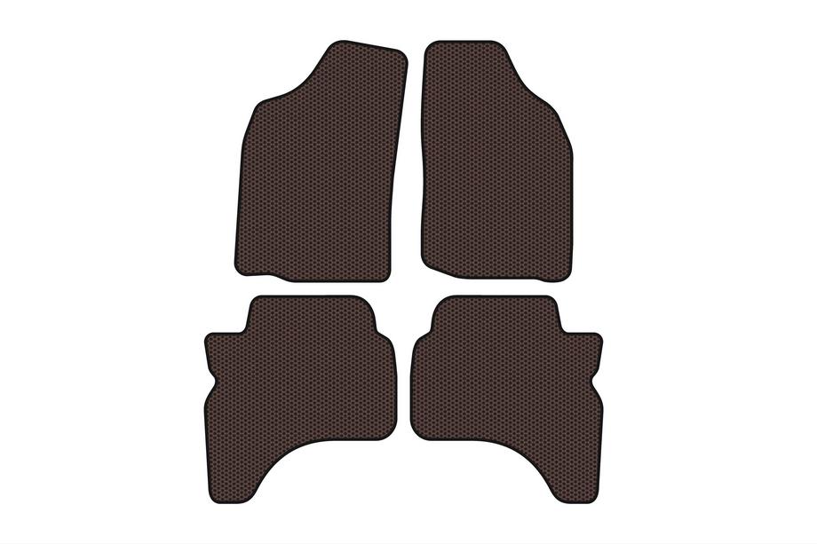 Mitsubishi L200 1996-2006 Gummimatten Carsuit (Braun) Image