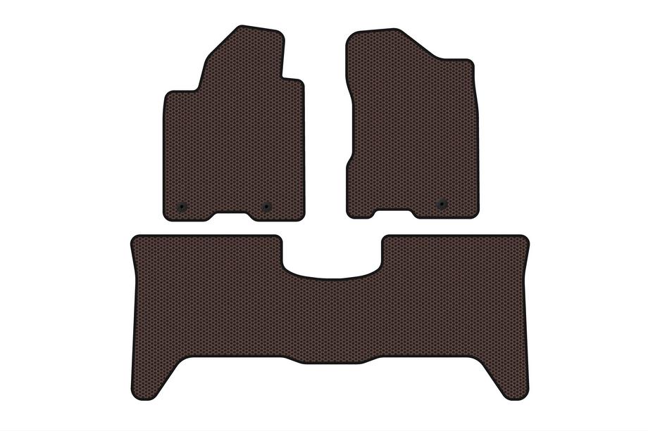 Nissan Armada 2003-2015 Gummimatten Carsuit (2 Reihen, 2003-2008 braun) Image
