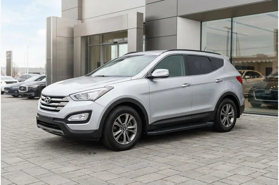 Hyundai Santa Fe 3 2012-2018 Trittbretter Allmond Black (2 Stk., Aluminium) Image
