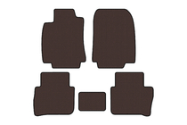 Nissan Tiida 2011-2014 Gummimatten Carsuit (HB, braun) Foto 1