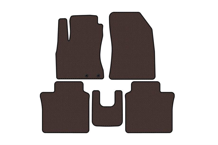 Nissan Note 2012-2020 Gummimatten Carsuit (HB, braun) Image