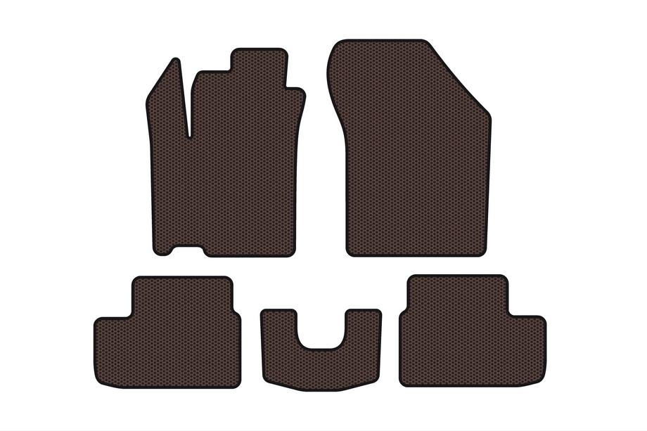 Opel Agila 2007-2015 Gummimatten Carsuit (HB, braun) Image
